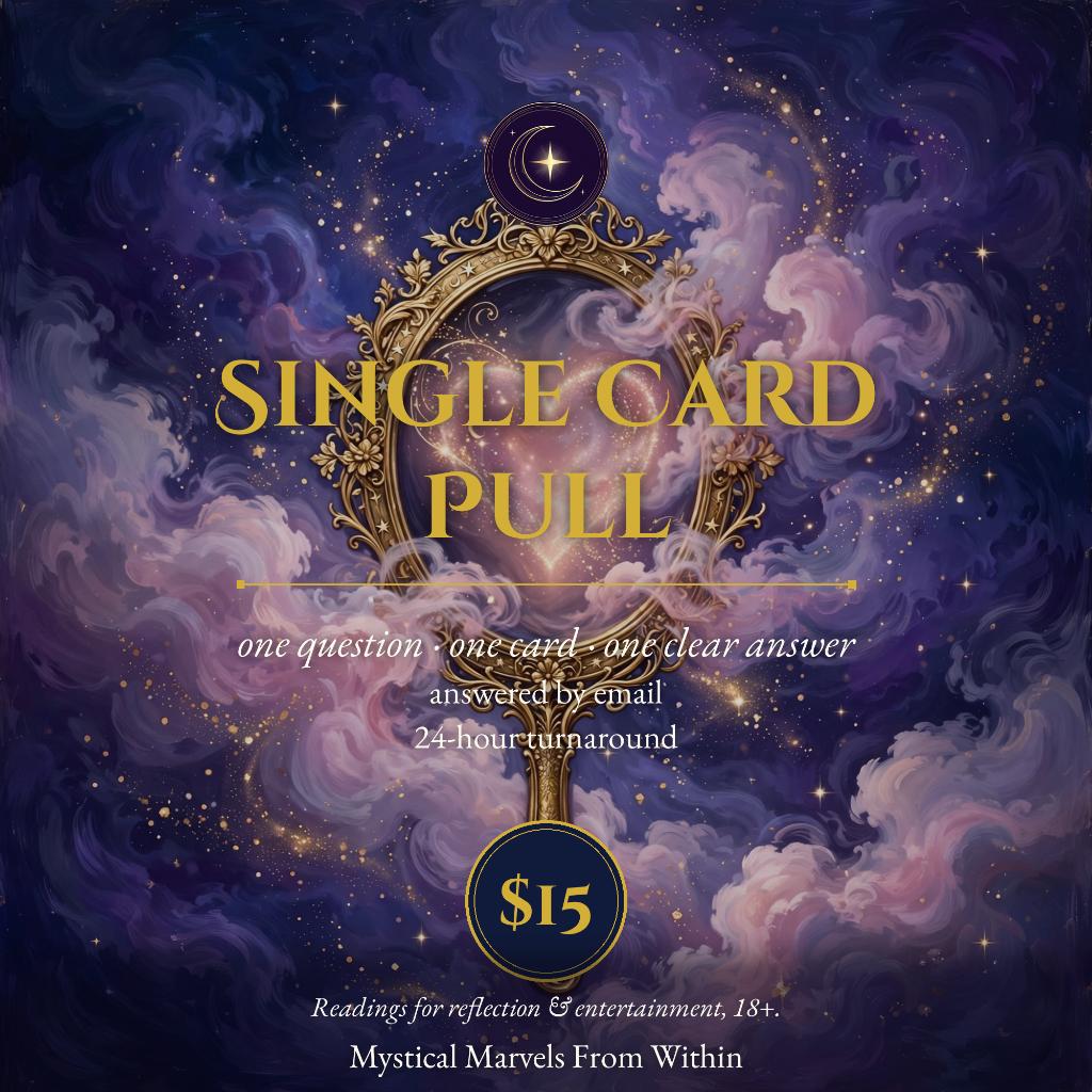 Single Card Tarot Pull — One Question, One Clear Answer