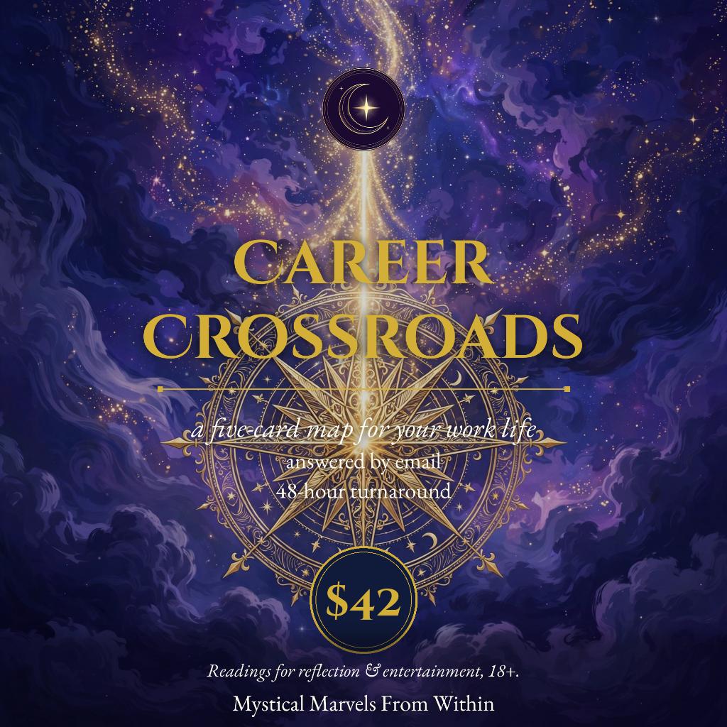 Career Crossroads Tarot Reading — Stay, Go, or Pivot