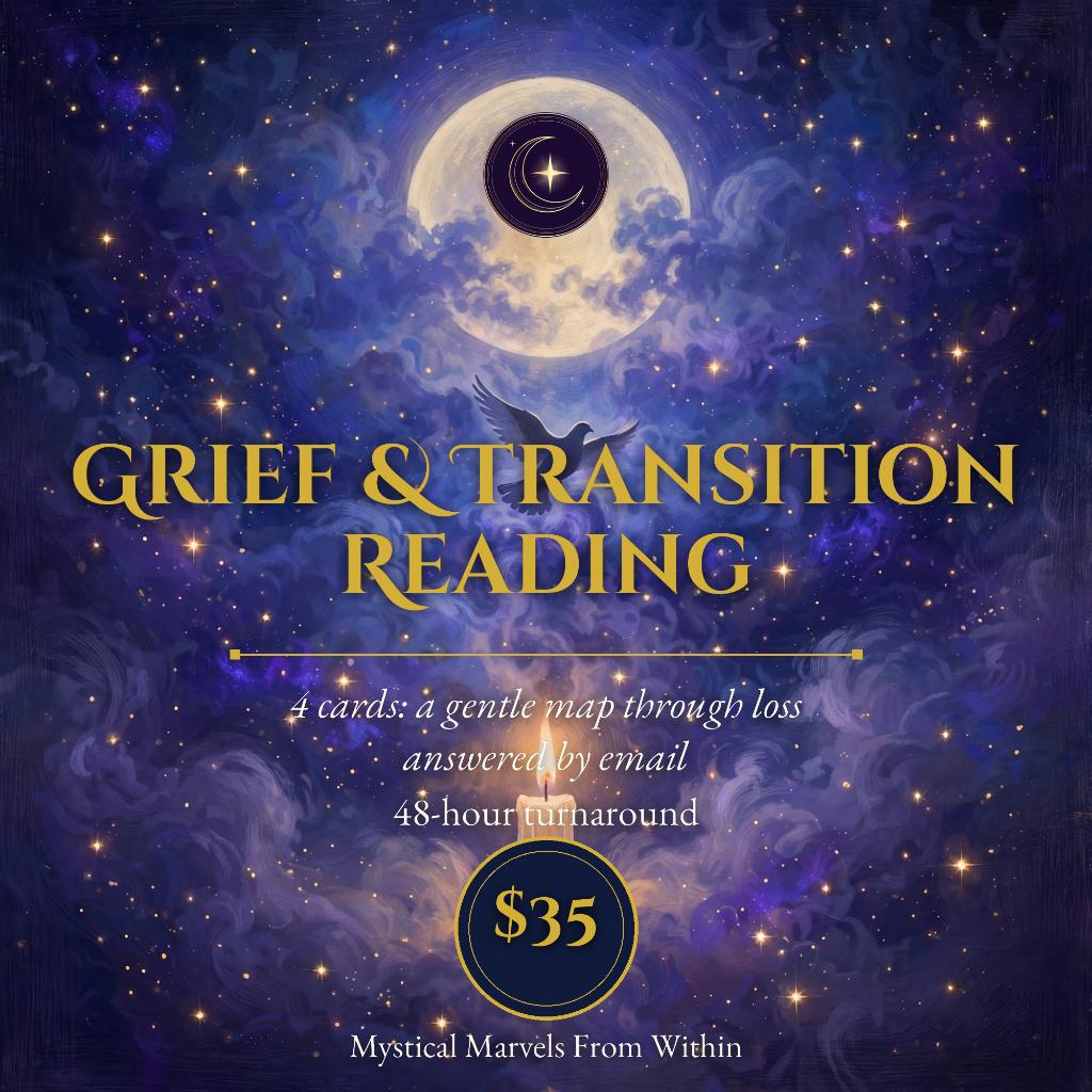 Grief & Transition Tarot Reading — Gentle, Unhurried Support