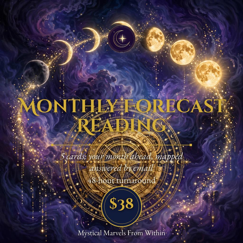 Monthly Forecast Tarot Reading — Your Month Ahead, Mapped