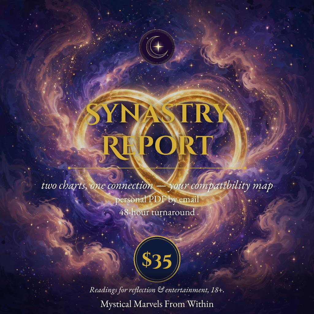 Synastry Compatibility Report — Two Charts, One Connection