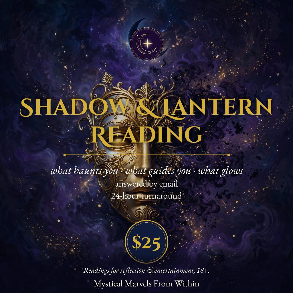 Halloween Shadow & Lantern Reading — A 3-Card Spread for Shadow Season