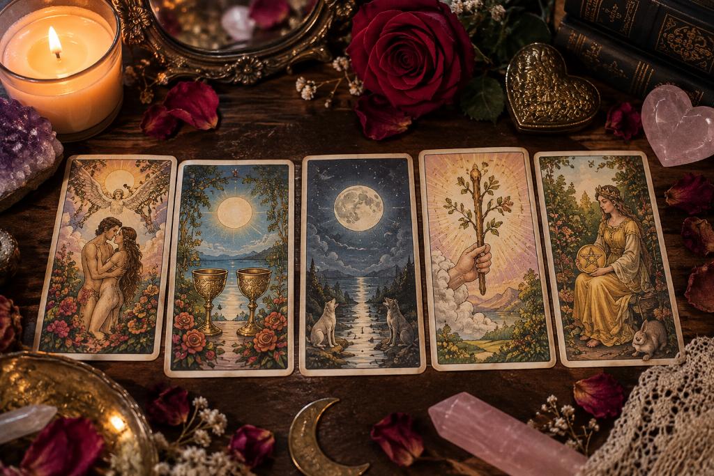 Matters of the Heart: A 5-Card Love Tarot Reading