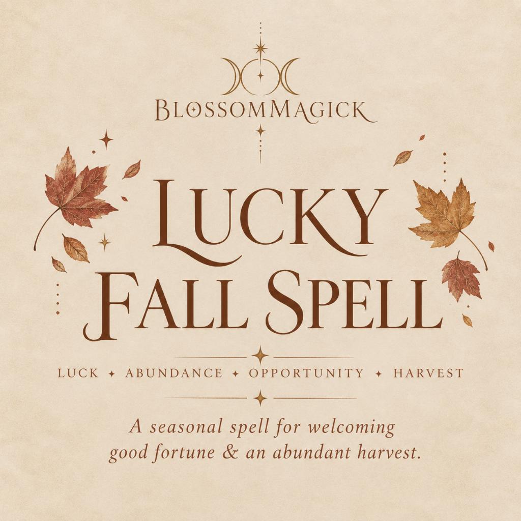 Lucky Fall Spell— Seasonal Luck & Opportunity Spell