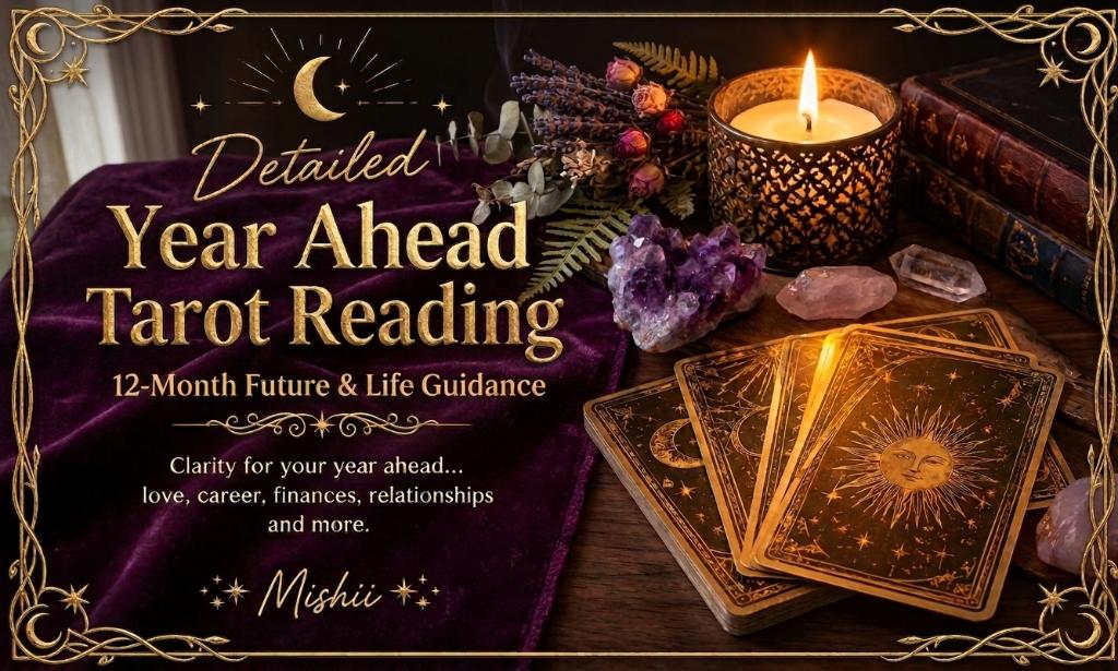Detailed Year Ahead Tarot Reading | 12-Month Future & Life Guidance