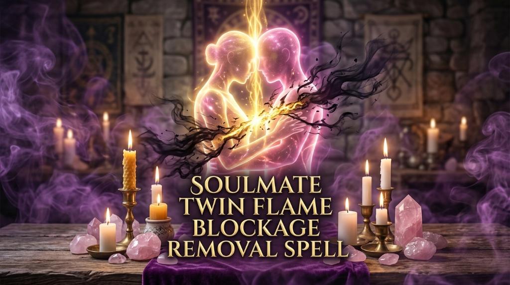 Soulmate & Twin Flame Blockage Removal Spell | Love Energy & Spiritual Clearing