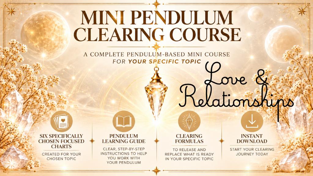 Mini Pendulum Clearing Course | Love & Relationships