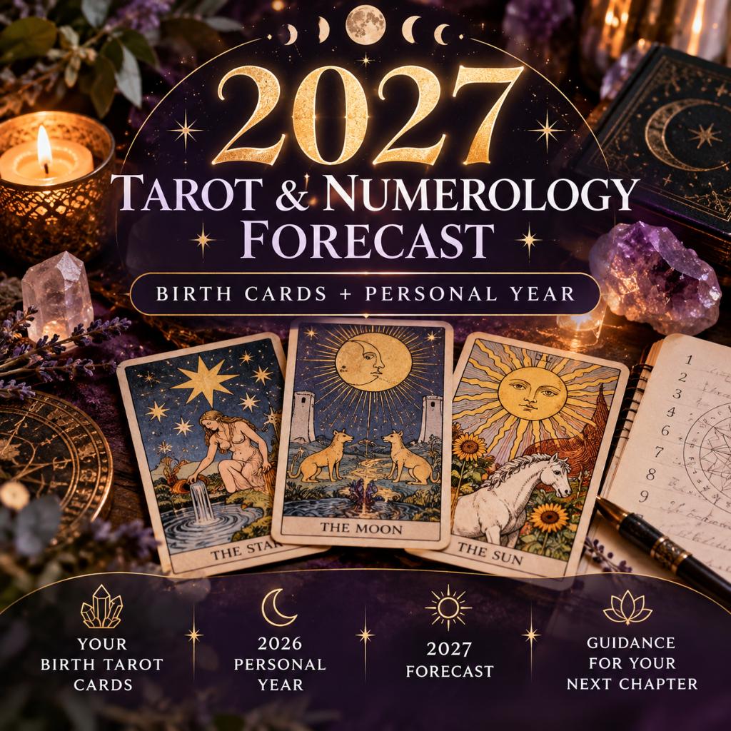 2027 Tarot & Numerology Forecast | Birth Cards + Personal Year