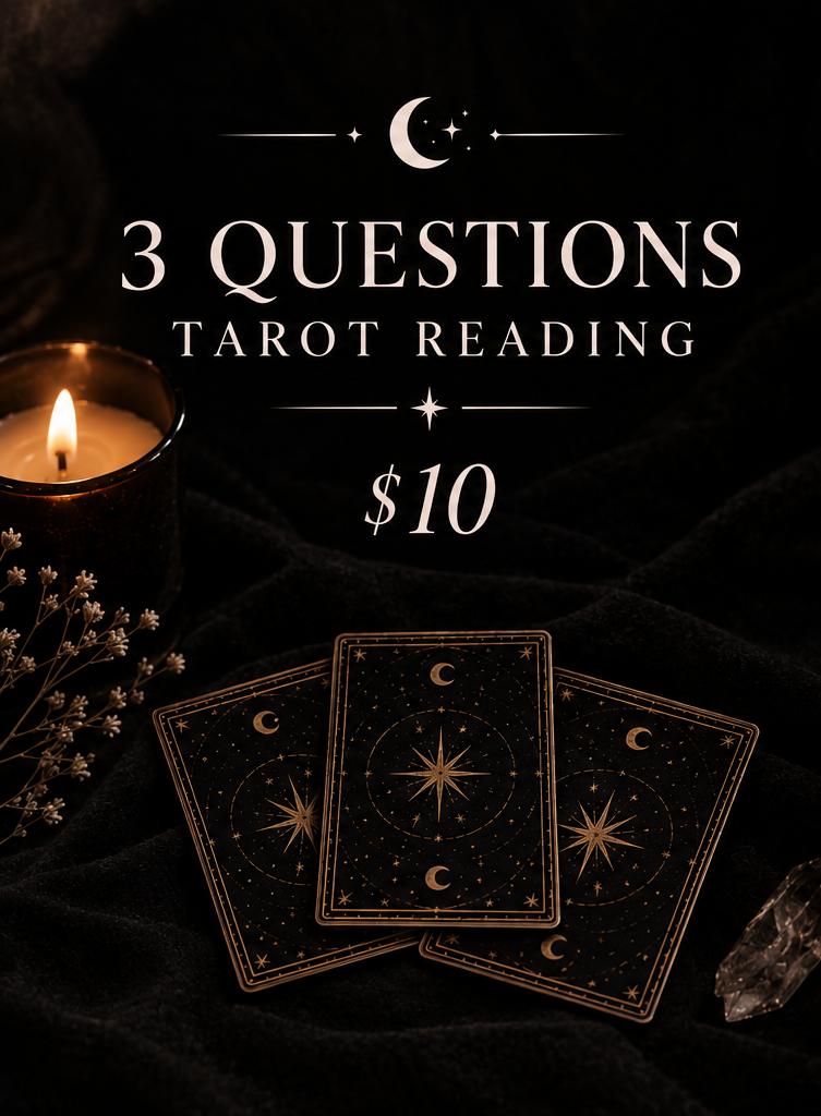 3 Questions Tarot Reading