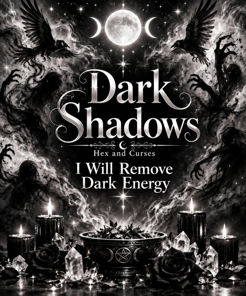 Dark Shadows - I Will Remove Dark Energy - Hex - Curse
