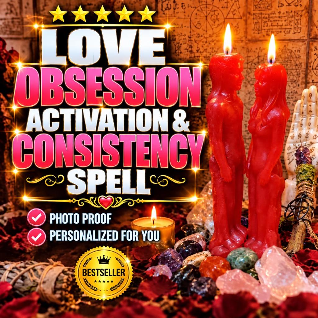 Love Obsession Activation & Consistency Spell /Photo Proof/ Personalized Ritual/ Same Day