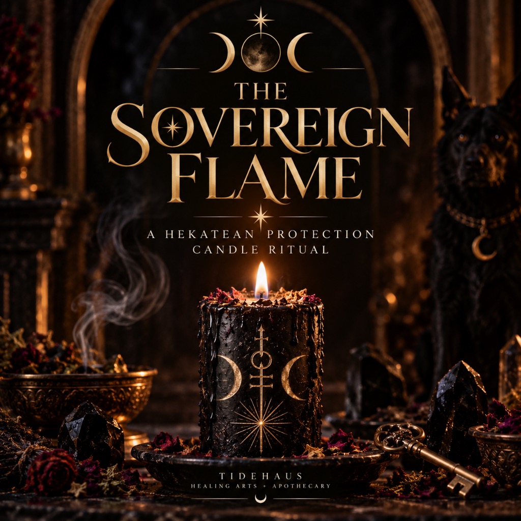 The Sovereign Flame: A Hekatean Protection Candle Ritual